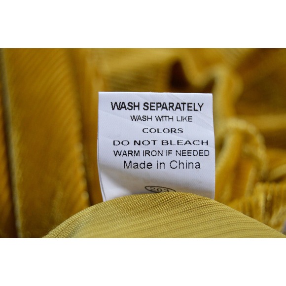 Golden Ribbed Jogger Pants UnBranded Size XL New without Tags - Picture 11 of 11